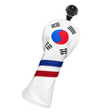 Maxbell Golf Club Head Covers Korea Flag Headcovers Durable for Woods UT