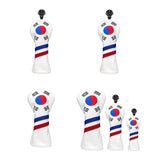 Maxbell Golf Club Head Covers Korea Flag Headcovers Durable for Woods UT