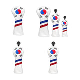 Maxbell Golf Club Head Covers Korea Flag Headcovers Durable for Woods UT