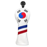 Maxbell Golf Club Head Covers Korea Flag Headcovers Durable for Woods 3 5