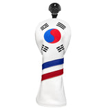 Maxbell Golf Club Head Covers Korea Flag Headcovers Durable for Woods 3 5