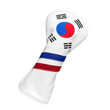 Maxbell Golf Club Head Covers Korea Flag Headcovers Durable for Woods 1