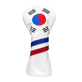 Maxbell Golf Club Head Covers Korea Flag Headcovers Durable for Woods 1