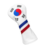 Maxbell Golf Club Head Covers Korea Flag Headcovers Durable for Woods 1