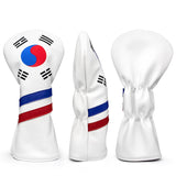 Maxbell Golf Club Head Covers Korea Flag Headcovers Durable for Woods 1