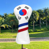 Maxbell Golf Club Head Covers Korea Flag Headcovers Durable for Woods 1