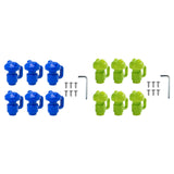 Maxbell Portable Trampoline Enclosure Pole Cover Durable Replacement Accessories Blue
