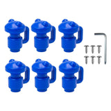 Maxbell Portable Trampoline Enclosure Pole Cover Durable Replacement Accessories Blue