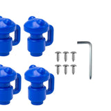 Maxbell Portable Trampoline Enclosure Pole Cover Durable Replacement Accessories Blue