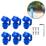 Maxbell Portable Trampoline Enclosure Pole Cover Durable Replacement Accessories Blue