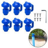 Maxbell Portable Trampoline Enclosure Pole Cover Durable Replacement Accessories Blue