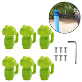Maxbell Portable Trampoline Enclosure Pole Cover Durable Replacement Accessories Green