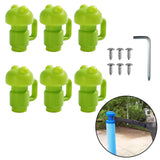 Maxbell Portable Trampoline Enclosure Pole Cover Durable Replacement Accessories Green