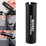 Maxbell Bike Seat Post Shim Extended Reducer Sleeve for Mountain Bike 25.4-27.2