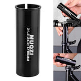 Maxbell Bike Seat Post Shim Extended Reducer Sleeve for Mountain Bike 31.8-34.9