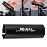 Maxbell Bike Seat Post Shim Extended Reducer Sleeve for Mountain Bike 33.9-34.9