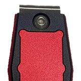 Maxbell Magnetic Chalk Belt Clip Billiard Hold Chalk Case Practical Tool Black Red