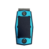 Maxbell Magnetic Chalk Belt Clip Billiard Hold Chalk Case Practical Tool Blue and BK