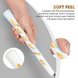 Maxbell Portable Golf Club Grip Overgrip Sleeve Golf Putter Grip White Golden