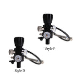 Maxbell Double Pressure Gauge Valve Regulator Refill Adapter for Diving M18