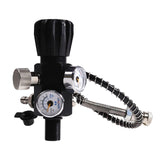 Maxbell Double Pressure Gauge Valve Regulator Refill Adapter for Diving M18