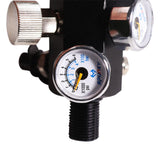 Maxbell Double Pressure Gauge Valve Regulator Refill Adapter for Diving 18UNF