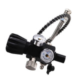 Maxbell Double Pressure Gauge Valve Regulator Refill Adapter for Diving 18UNF