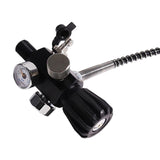 Maxbell Double Pressure Gauge Valve Regulator Refill Adapter for Diving 18UNF