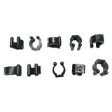 Maxbell 10x Plastic Billiard Cue Clips Fishing Rod Clips Billiard Accessories Medium