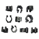 Maxbell 10x Plastic Billiard Cue Clips Fishing Rod Clips Billiard Accessories Medium