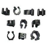 Maxbell 10x Plastic Billiard Cue Clips Fishing Rod Clips Billiard Accessories Medium