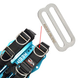 Maxbell Strong Stainless Steel Scuba Diving Weight Belt Webbing Keeper Wreck Diving