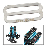 Maxbell Strong Stainless Steel Scuba Diving Weight Belt Webbing Keeper Wreck Diving