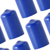 Maxbell 10Pcs Rubber Cue Cover Protector Head Cover Pool Billiard Protective blue 12mm