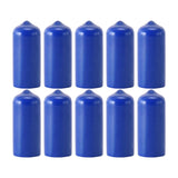 Maxbell 10Pcs Rubber Cue Cover Protector Head Cover Pool Billiard Protective blue 13mm