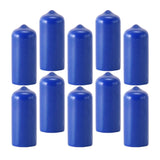 Maxbell 10Pcs Rubber Cue Cover Protector Head Cover Pool Billiard Protective blue 13mm