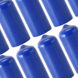 Maxbell 10Pcs Rubber Cue Cover Protector Head Cover Pool Billiard Protective blue 13mm