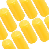 Maxbell 10Pcs Rubber Cue Cover Protector Head Cover Pool Billiard Protective yellow 13mm