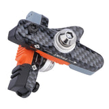 Maxbell 2x Bike Brake Pads Bicycle Brake Pads Left Right Aluminum Rubber Blocks Carbon Fiber