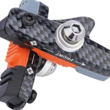 Maxbell 2x Bike Brake Pads Bicycle Brake Pads Left Right Aluminum Rubber Blocks Carbon Fiber