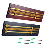 Maxbell Shuffleboard Scoreboard Snooker Billiard Score Board Accessories Wine Red