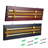 Maxbell Shuffleboard Scoreboard Snooker Billiard Score Board Accessories Wine Red