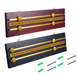 Maxbell Shuffleboard Scoreboard Snooker Billiard Score Board Accessories Wine Red