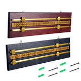 Maxbell Shuffleboard Scoreboard Snooker Billiard Score Board Accessories Wine Red