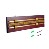 Maxbell Shuffleboard Scoreboard Snooker Billiard Score Board Accessories Wine Red