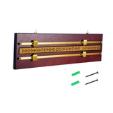 Maxbell Shuffleboard Scoreboard Snooker Billiard Score Board Accessories Wine Red