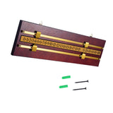Maxbell Shuffleboard Scoreboard Snooker Billiard Score Board Accessories Wine Red