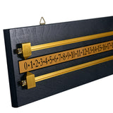 Maxbell Shuffleboard Scoreboard Snooker Billiard Score Board Accessories Black