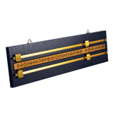 Maxbell Shuffleboard Scoreboard Snooker Billiard Score Board Accessories Black