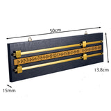 Maxbell Shuffleboard Scoreboard Snooker Billiard Score Board Accessories Black